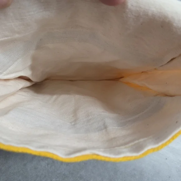 Yellow Embroidered Crossbody Bag - Picture 4 of 4